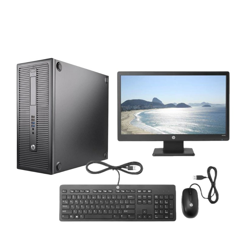 HP ProDesk 600 G4 Microtower PC Intel Core i5-8500 3.0 GHz 8GB RAM 500GB HDD Intel UHD Graphics 630 6 Months Warranty Plus Keyboard & Mouse and 22" Display Monitor Complete Desktop