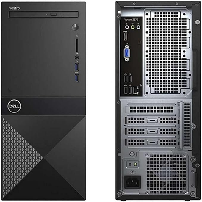 Dell Vostro 3030 MT 12th Gen i7-12700 8GB DDR5 4800 SDRAM 512GB PCIe NVMe M.2 SSD Intel UHD Graphics 770 Ubuntu OS Desktop PC Plus Wired Keyboard and Mouse 1 Year Warranty 