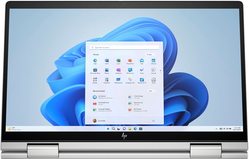 HP Envy 14 X360 14-es1023dx  2-in-1 Intel Core 7 15th Generation 5.4GHz 16GB RAM 512GB SSD 14" FHD IPS TouchScreen Webcam Fingerprint Bluetooth Wi-Fi Windows 11 Home Intel Iris Silver 1 Year Manufacturer Warranty