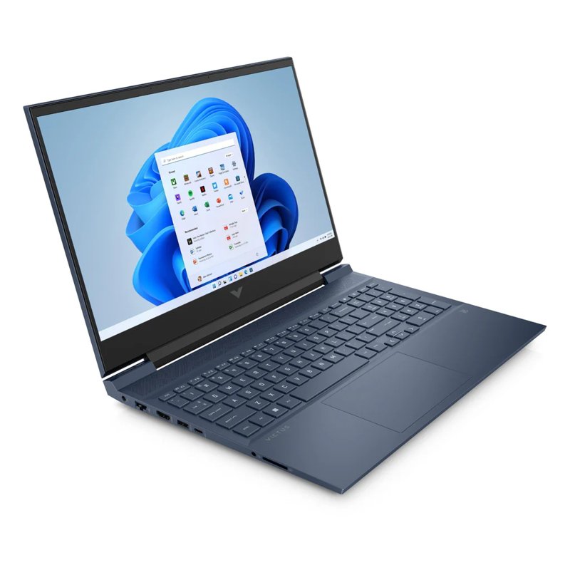 HP Victus 15-fa0350TX Gaming Laptop 12th Gen Intel Core i5-12450H 8GB RAM 512GB PCIe NVMe TLC M.2 SSD 15.6" FHD Display 144Hz 4GB GDDR6 NVIDIA GeForce RTX 3050 Laptop GPU Audio by B&O HP Wide Vision 720p HD Camera Windows 11 Home 1 Year Dealership Warranty