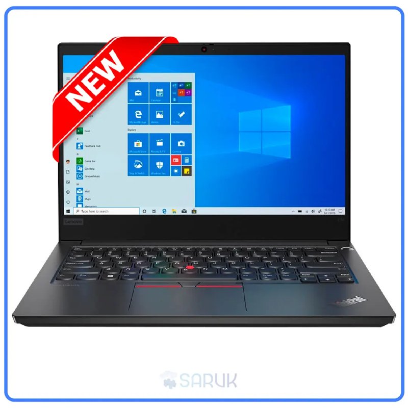 Lenovo ThinkPad E14 14" FHD Display 10th Gen Intel Core i5-10210U 4GB RAM 1TB(1000GB) HDD ROM Intel UHD Graphics 20RA007GUE Free Dos 1 year Warranty