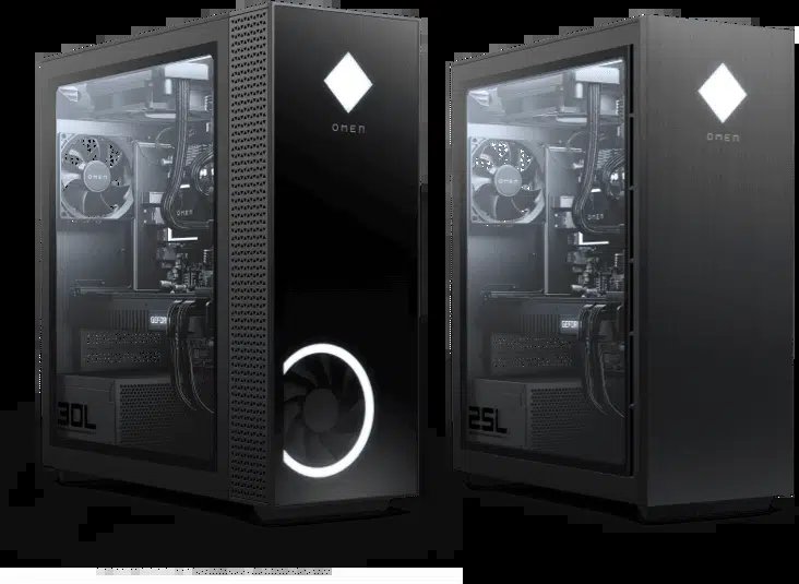 HP OMEN 25L Gaming Desktop PC, Intel Core i7-12700f 32GB RAM 512GB SSD RGB Air Cooling 8GB GeForce RTX 4060 Super Graphics Computer Tower 1 Year Warranty