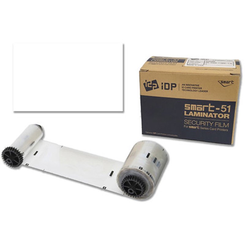 IDP S51 Clear Patch Laminate Film 1mil (25mic) 250 Cards/Roll
