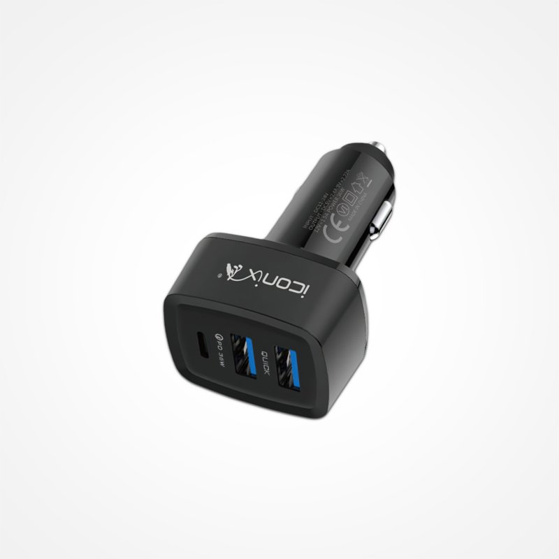 Iconix 4.8A PD Car Charger ic-cc1715