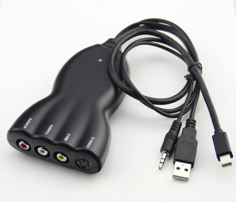 Mini Displayport to AV/CVBS/RCA/S-Video TV NTSC Converter for Laptop