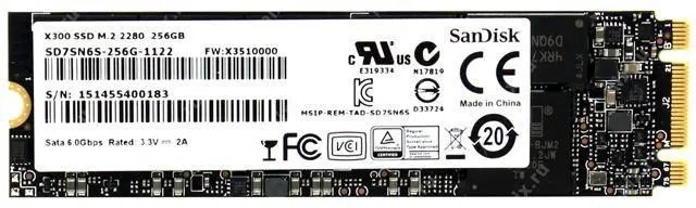 SanDisk X300 M.2 2280 128GB SATA III TLC Internal Solid State Drive (SSD)