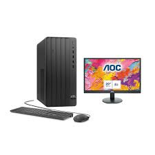 HP Pro Tower 290 G9 Desktop PC Bundle 13th Gen Intel Core i7-13700 8GB DDR4 3200 DIMM 512GB PCIe NVMe M.2 SSD FreeDOS Plus HP 125 Wired Keyboard & Mouse and HP Series 3 Pro 21.45" FHD Monitor 1 Year Warranty