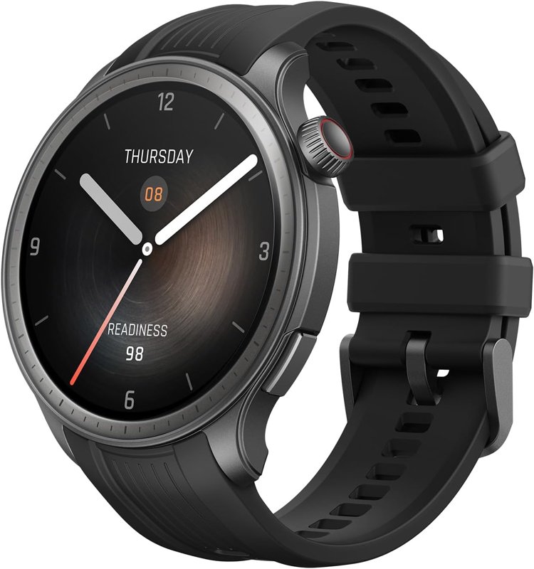 Amazfit Balance Smart Watch 46mm with Body Composition & Health Analysis Sleep Recovery GPS, Alexa Built-In Bluetooth Calling 14-Day Battery Life 150+ Sports Modes