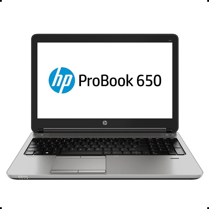 HP ProBook 650 G1 Notebook PC 4th Gen Intel Core i5-4300U 8GB RAM 500GB HDD 14" Anti-glare Display Intel HD Graphics 4600 Bluetooth Webcam Wi-Fi FreeDOS Ex Uk 6 Months Warranty