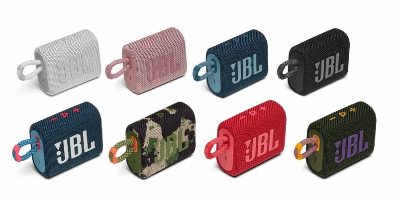 JBL Go 3 Portable Wireless Bluetooth Speaker Built-in Battery Waterproof and DustProof Speaker