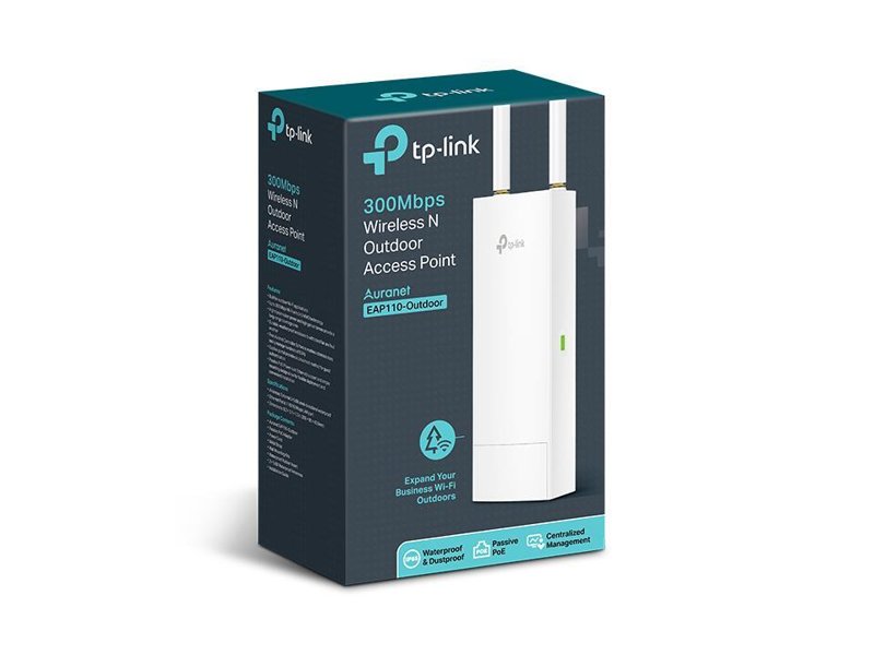TP-Link EAP110 Outdoor N300 300Mbps Wireless N Outdoor Access Point TL-EAP110-OUTDOOR
