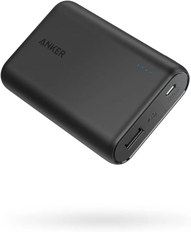 Anker PowerCore 10000 Portable Charger 10000mAh Power Bank Ultra-Compact Battery Pack High-Speed Charging Technology Phone Charger