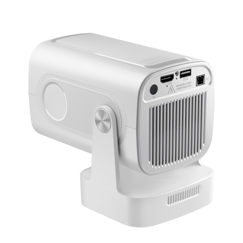 HY260 Pro Mini Portable Projector Native 1080P Support for 4K Resolution with Bluetooth 5.4 WIFI6 300 ANSI Projector