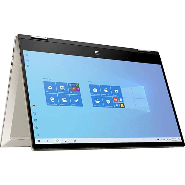HP Pavilion x360 14-dw0xxx 10th Gen Intel Core i5-10335G1 @ 1.0GHz 8GB RAM 256GB SSD 14" HD LED Bluetooth Webcam WiFi Windows 10 Home Natural Silver 1 Year Warranty