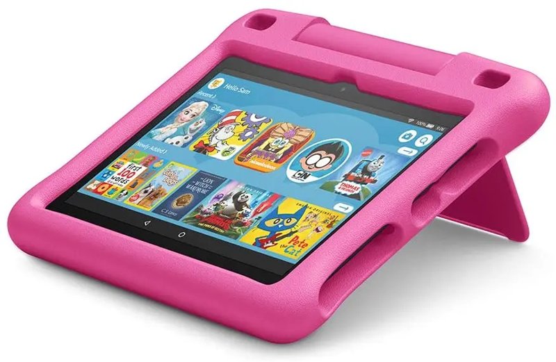 Amazon Fire HD 8 Kids 8 inch 32GB 2GB RAM 2MP Front Camera 2MP Rear Camera USB-C Kid-Proof Case With Stand Built in rechargeable battery