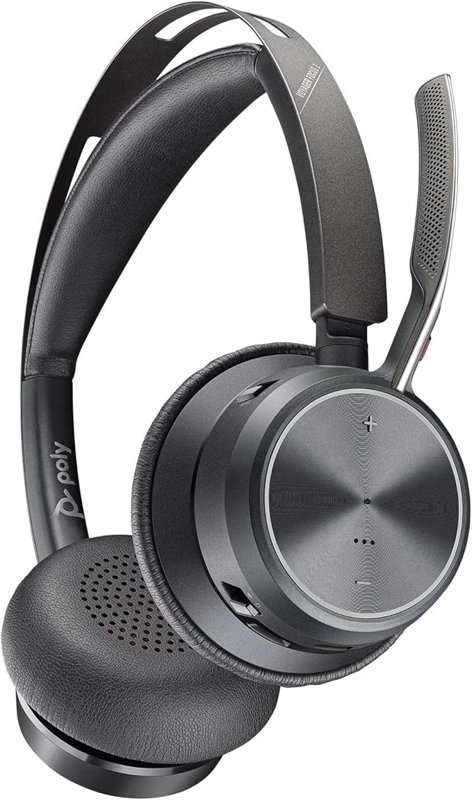 Plantronics Voyager Focus 2 UC Stereo Noise-Canceling On-Ear Headset (USB-C Headset)