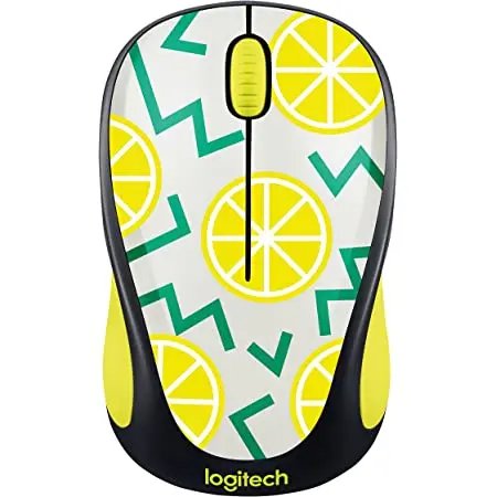 Logitech M238 Wireless Mouse Design Party Collection 2.4GHz with USB Receiver 1000 DPI Optical Tracking 12-Month Battery Life