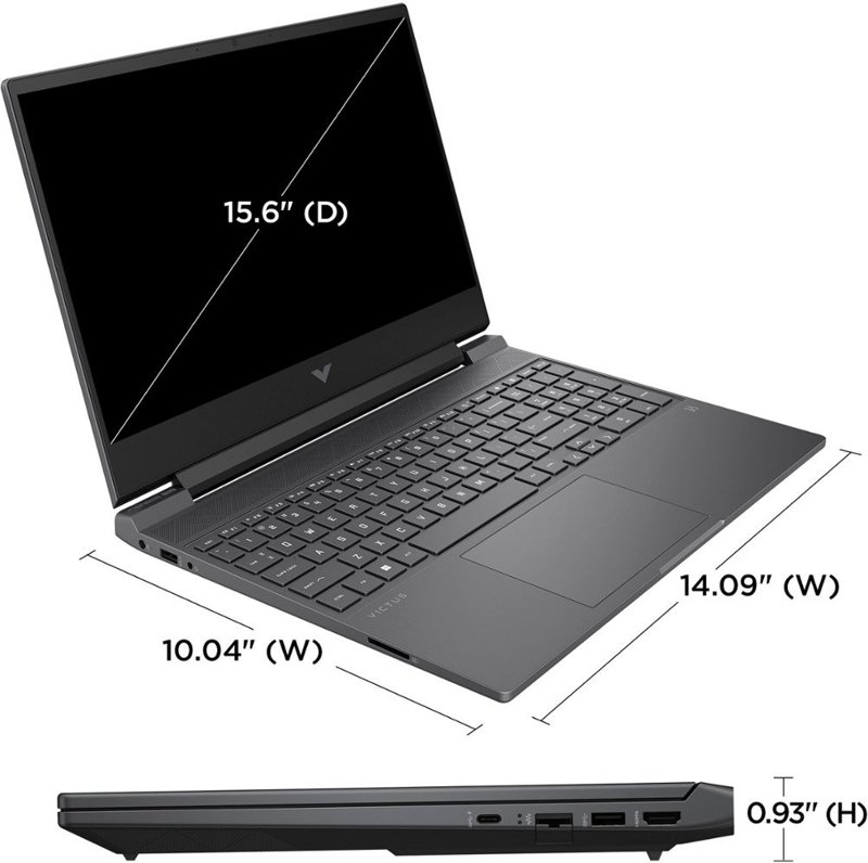 HP Victus 16-r0002nia Gaming Laptop 16.1" FHD Display 144Hz 13th Gen Intel Core i7-13700H 16GB DDR5-5200 MHz RAM 1TB PCIe NVMe TLC M.2 SSD 8GB NVIDIA GeForce RTX 4060 Laptop GPU Audio by B&O HP Wide Vision 720p HD Camera Windows 11 Home 1 Year Manufacturer Warranty