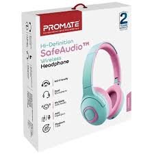 Promate Hi-Definition SafeAudio Wireless Bluetooth Over-Ear Headphones CODDY.BGM